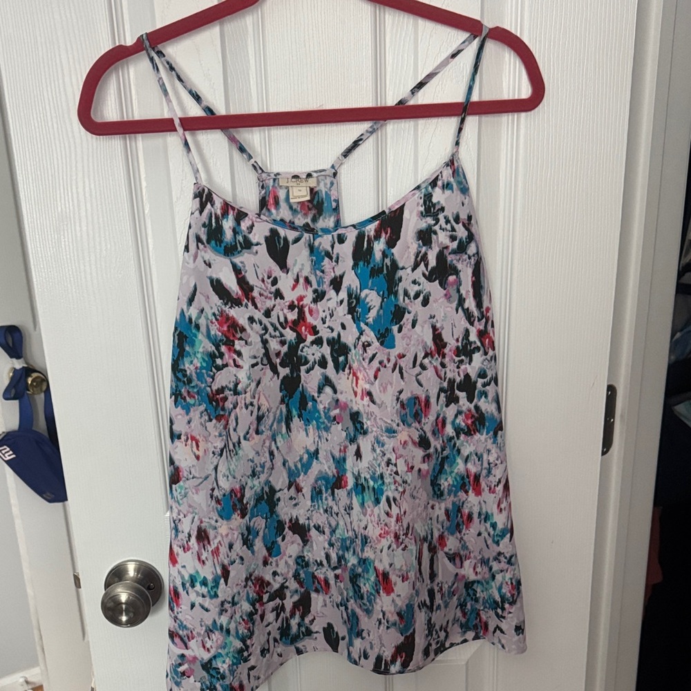 J. Crew Multicolor Floral Camisole Top